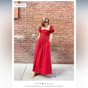 House on the Hill　Dress (Red)　100(3Y) House on the Hill Dress (Red) 100(3Y) TheEllieRedTulle3694_600x600_c